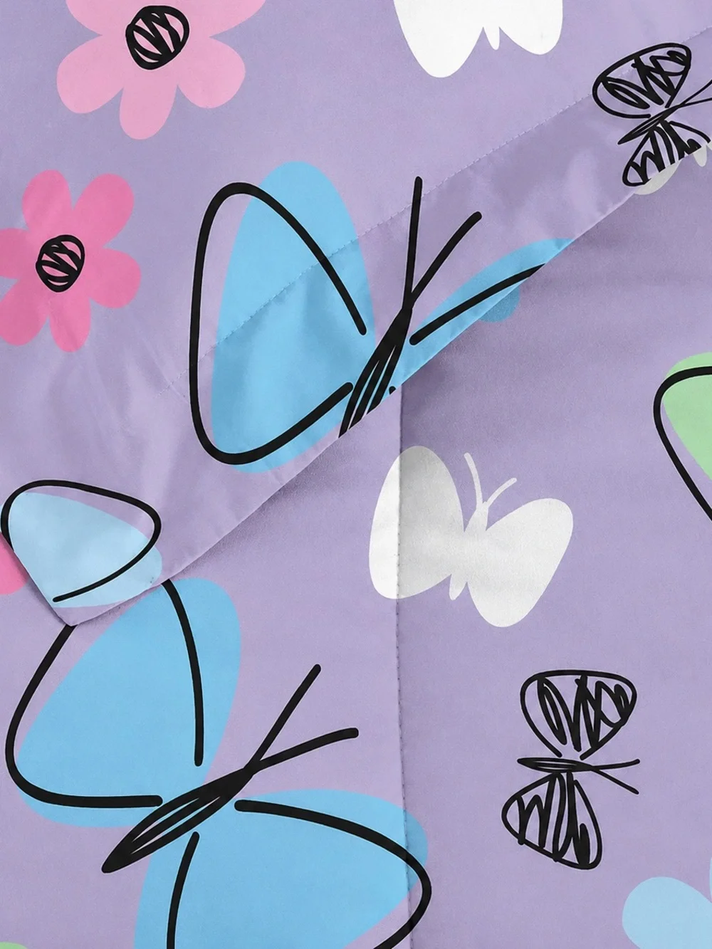 Dream Factory Sweet Butterfly Full 7 Piece Comforter Set NWT